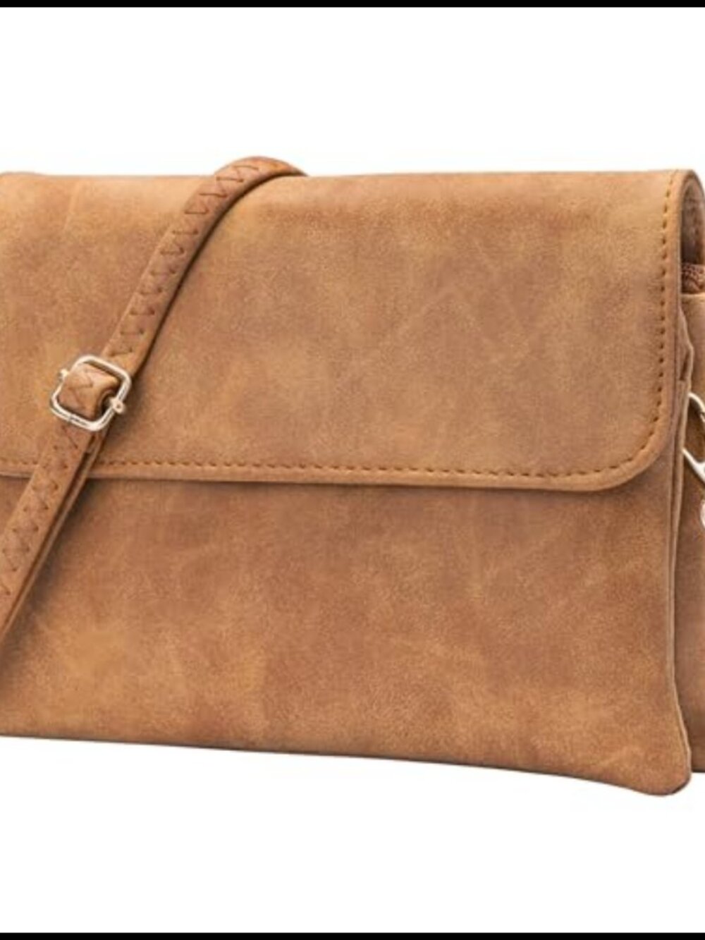 Small Crossbody Bag Vegan Leather Cell Phone Purse Adjustable Strap Travel